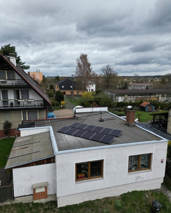 Fotovoltaický ohřev vody v Rumburku
