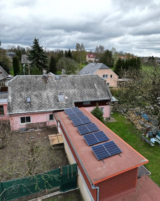 Fotovoltaický ohřev vody 2,61 kWp