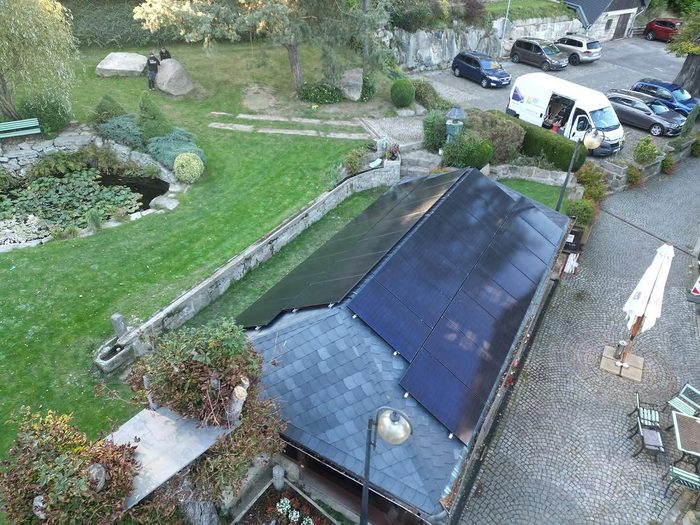 Fotovoltaika na firemním objektu v Rožanech 12,15 kWp