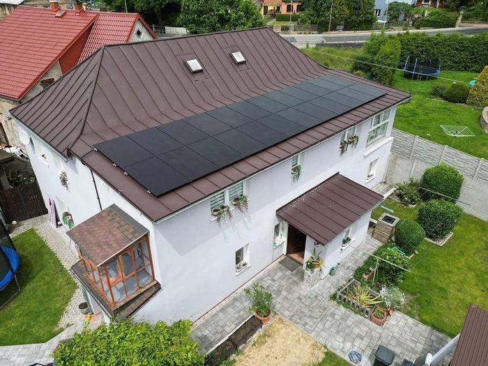 Fotovoltaika na rodinném domě v Rumburku 10,44 kWp